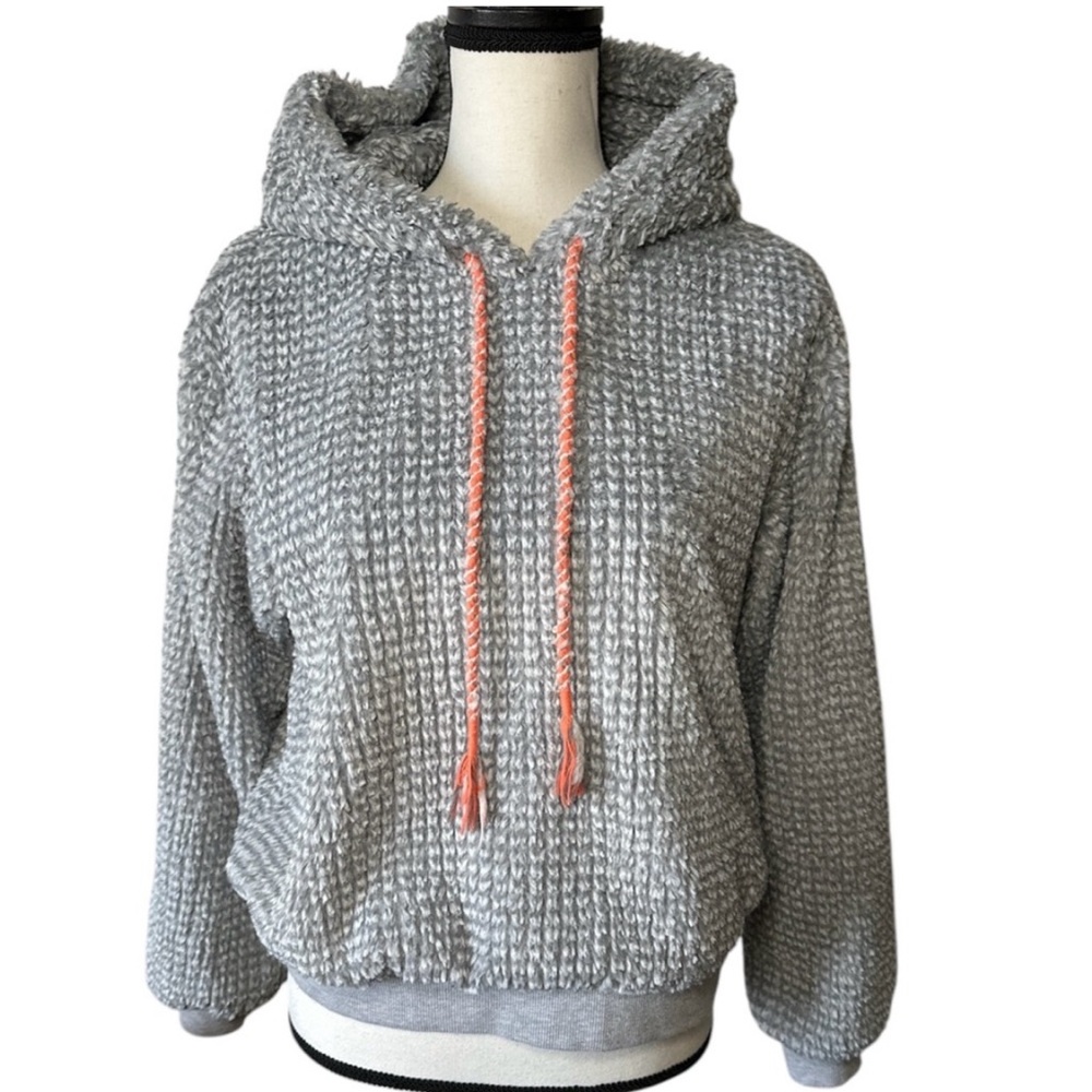 Anthropology Saturday Sunday Nanette Sherpa
Plush Cozy Grey Pullover Hoodie